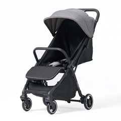 Extra-large seat designed to grow with child.