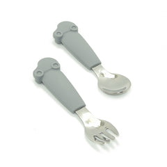 Allis Fork & Spoon Set - Grey Car