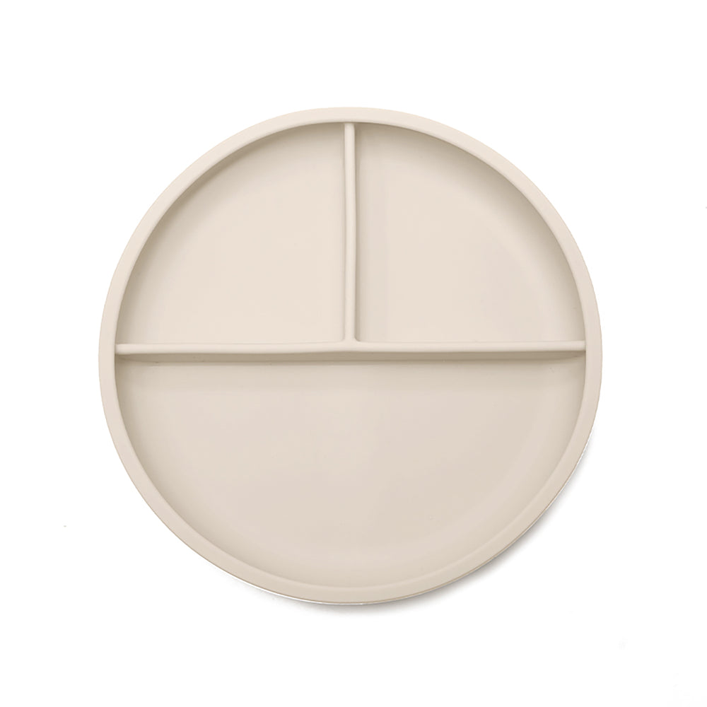Allis Silicone Suction Divider Plate - Beige