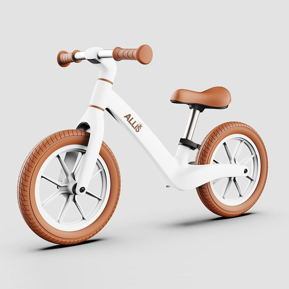 LUMI lightweight white kids balance bike