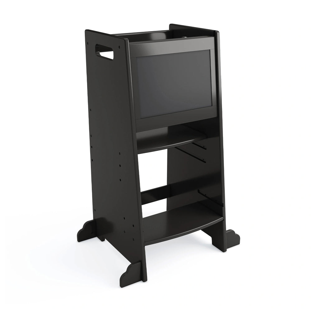 This kitchen helper has 3 adjustable height settings to grow with your child.