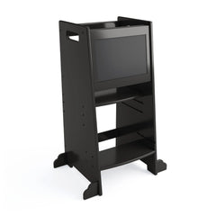 This kitchen helper has 3 adjustable height settings to grow with your child.