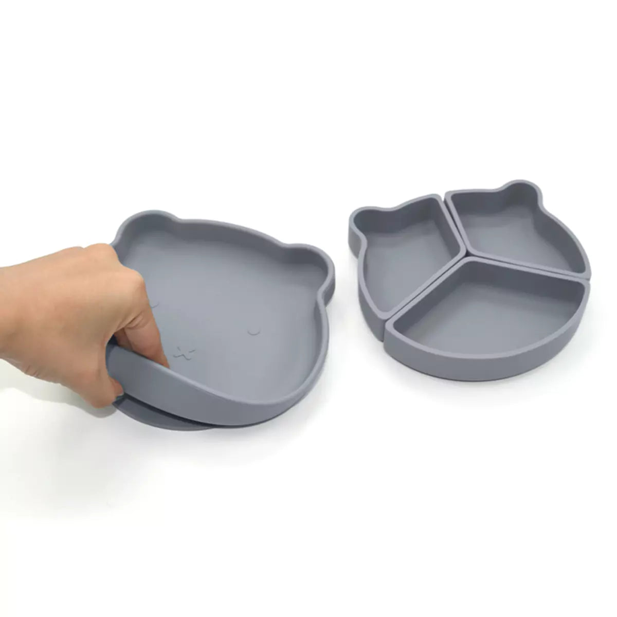Bear Divider Plate Set With Lid