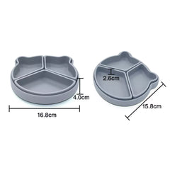 4-in-1 Silicone Divider Plate Set Dimensions