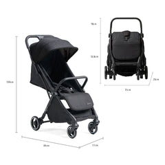 Flick Auto-Fold Stroller Bundle with Footmuff + Raincover + Changing Bag