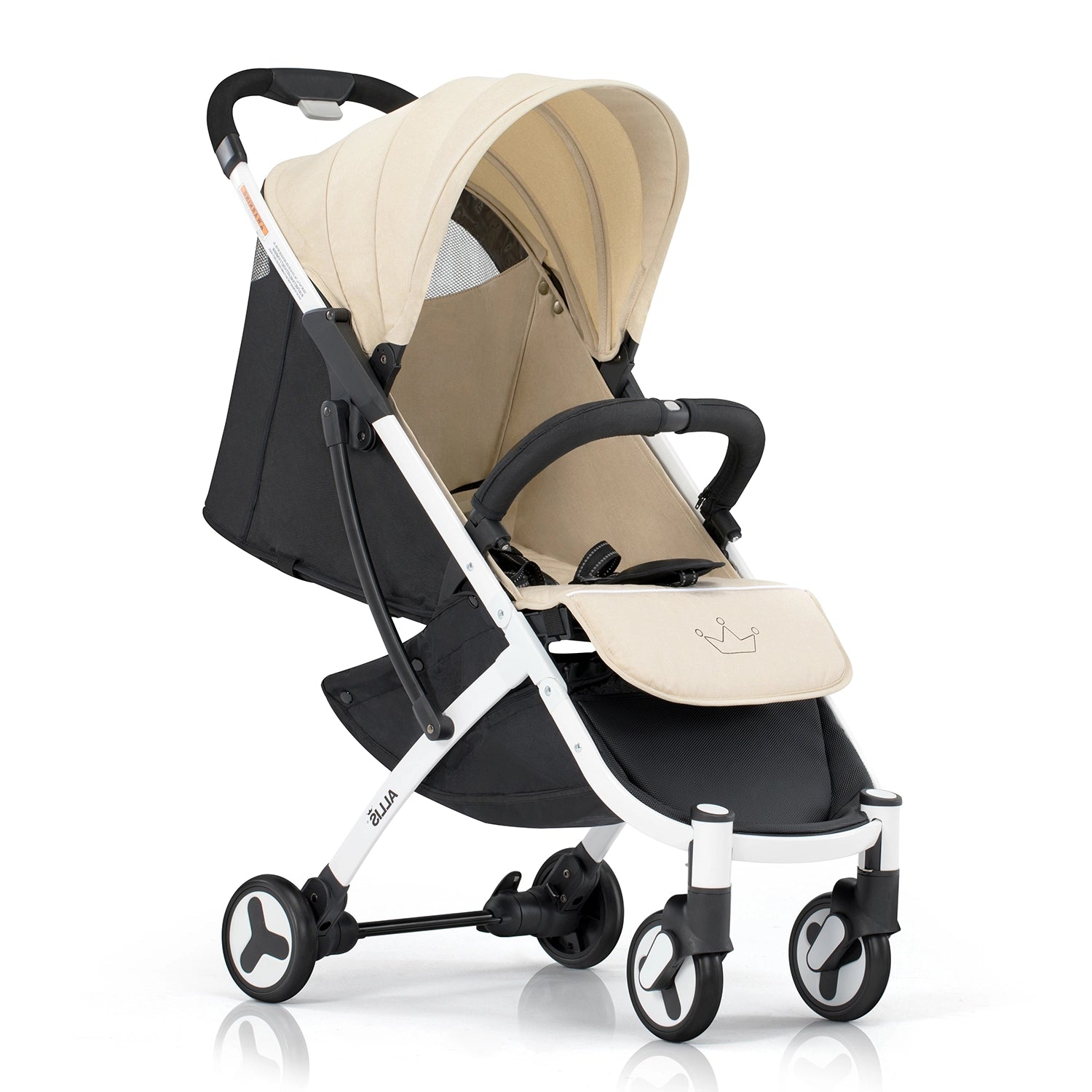 Plume travel stroller denim - beige