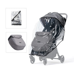 Footmuff & Raincover for Flick Auto-Fold Stroller - Grey