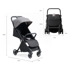 Dimension of the allis baby flick auto fold stroller.