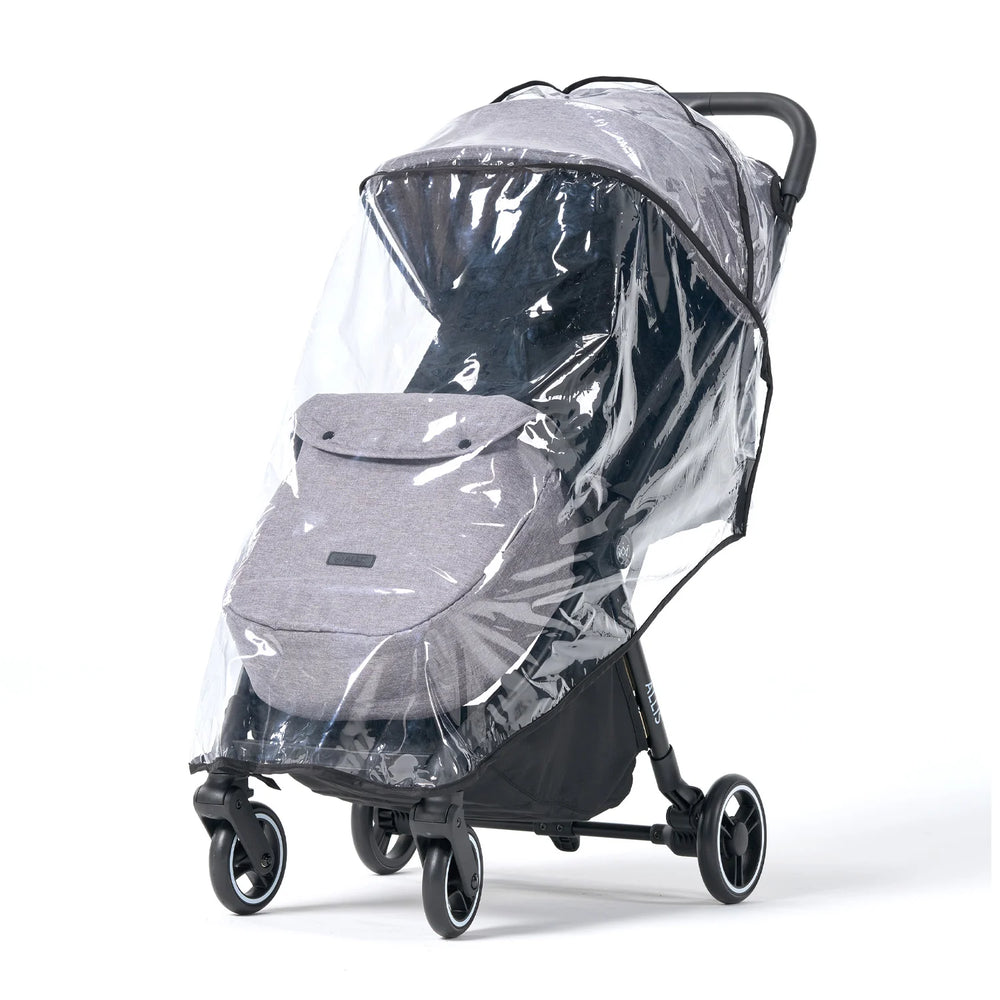 Allis baby auto fold stroller with raincover.