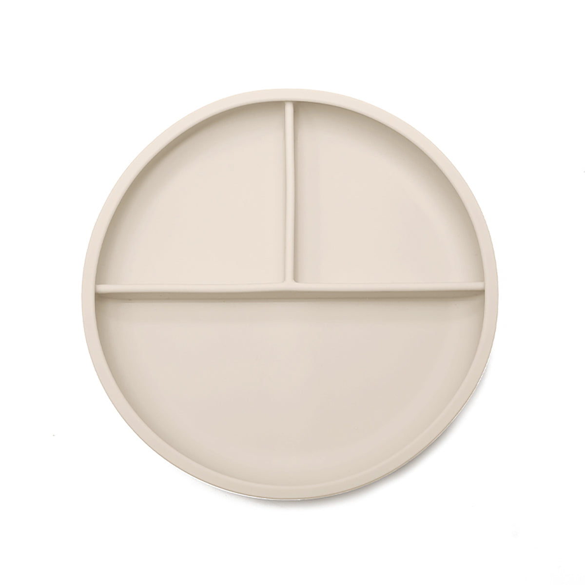Allis Silicone Suction Divider Plate - Beige