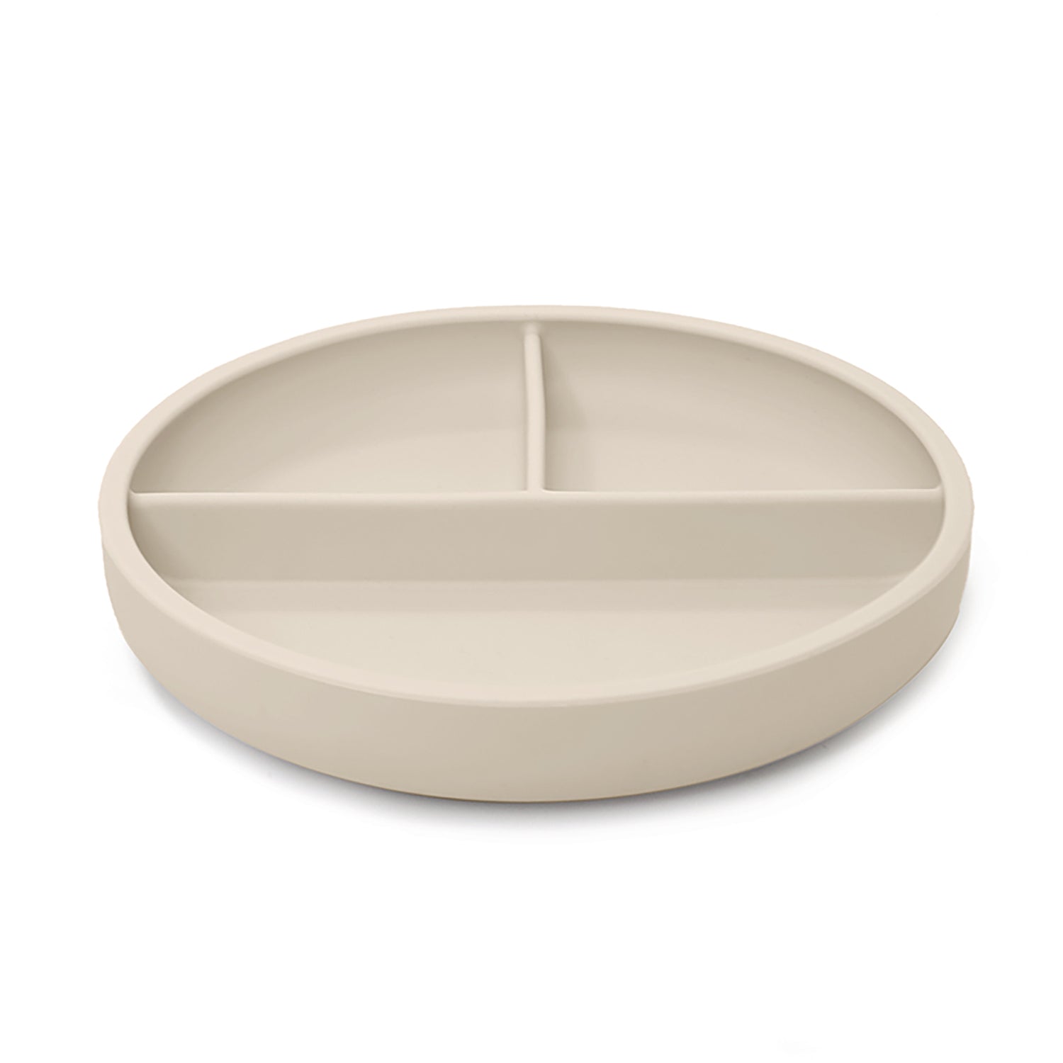 Allis Silicone Suction Divider Plate in Beige