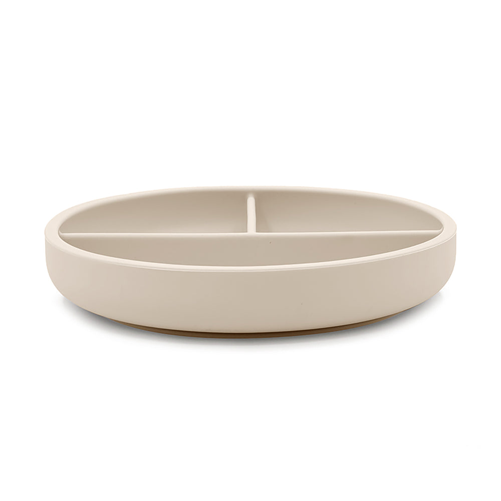 Silicone Suction Divider Plate With 3 Compartments