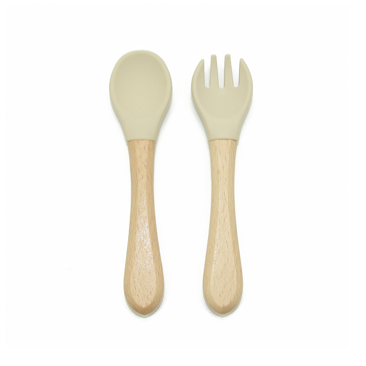 Allis Silicone Spoon & Fork Set - Mustard