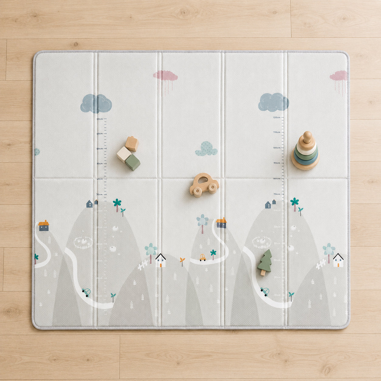 Reversible Foldable Baby Playmat with Carry Bag - Extra Large