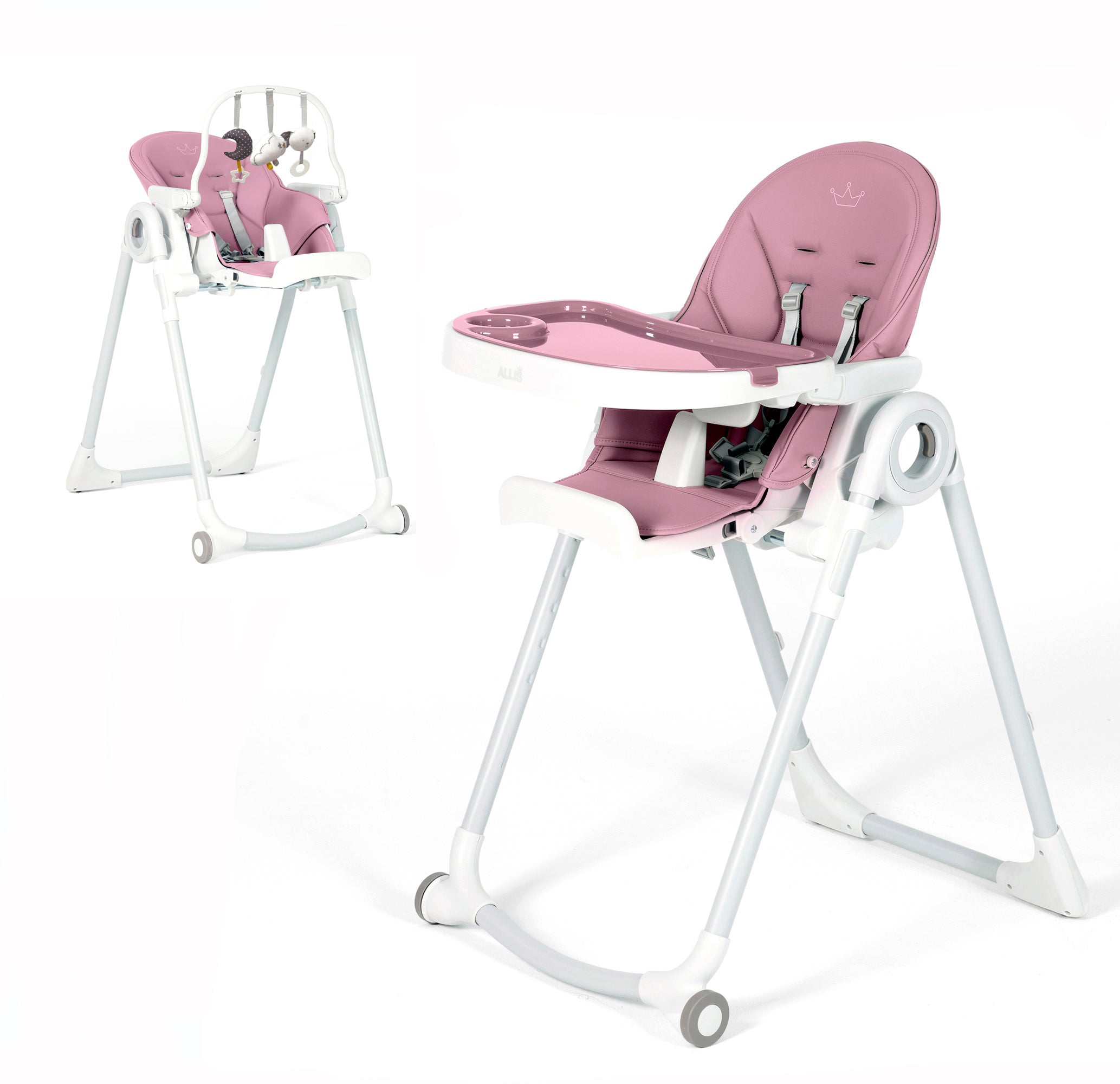 Lola High Chair with Toy Bar and Toys