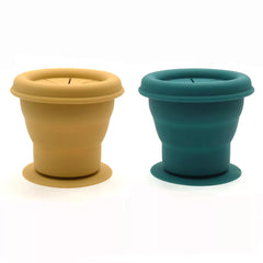 Silicone Foldable Snack Cups - 2 Pack