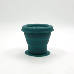 Silicone Foldable Snack Cups - Navy