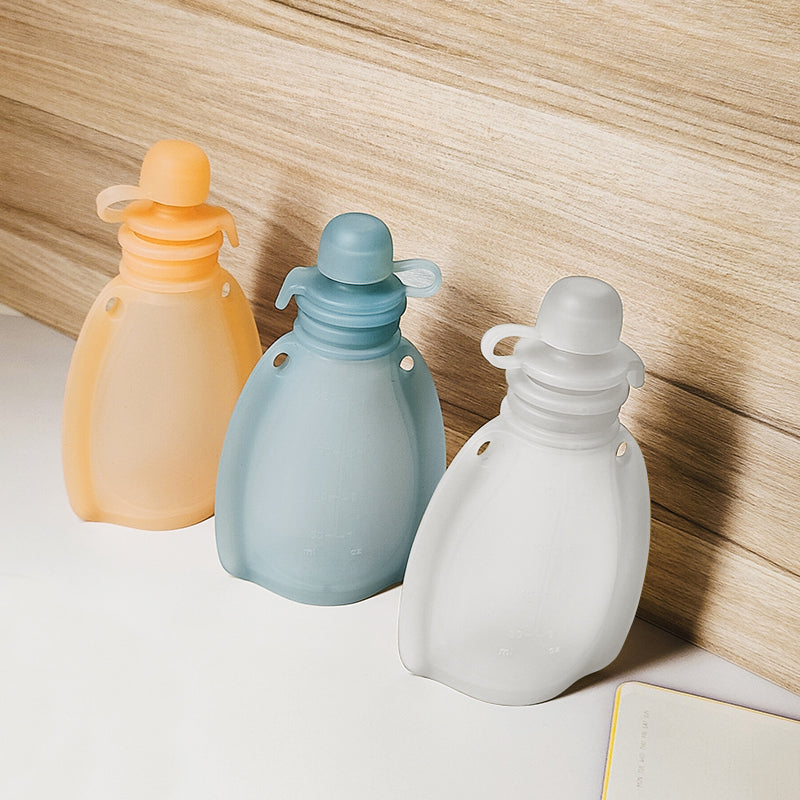 Reusable Silicone Pouches - 3 Pack