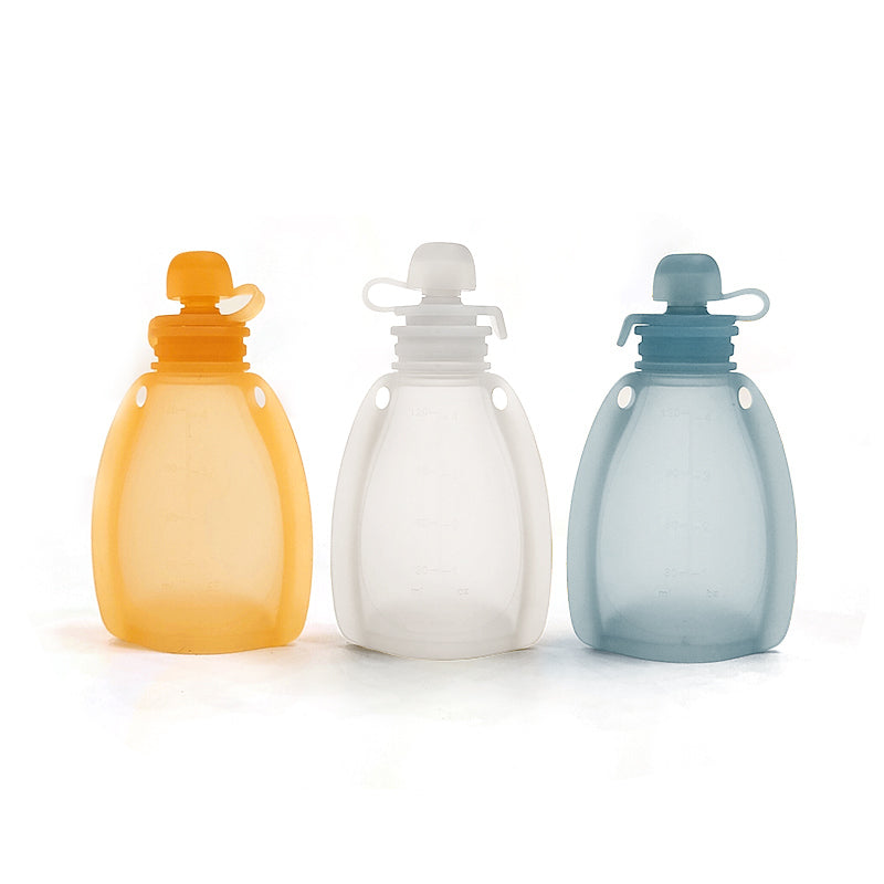 Reusable Silicone Pouches - 3 Pack