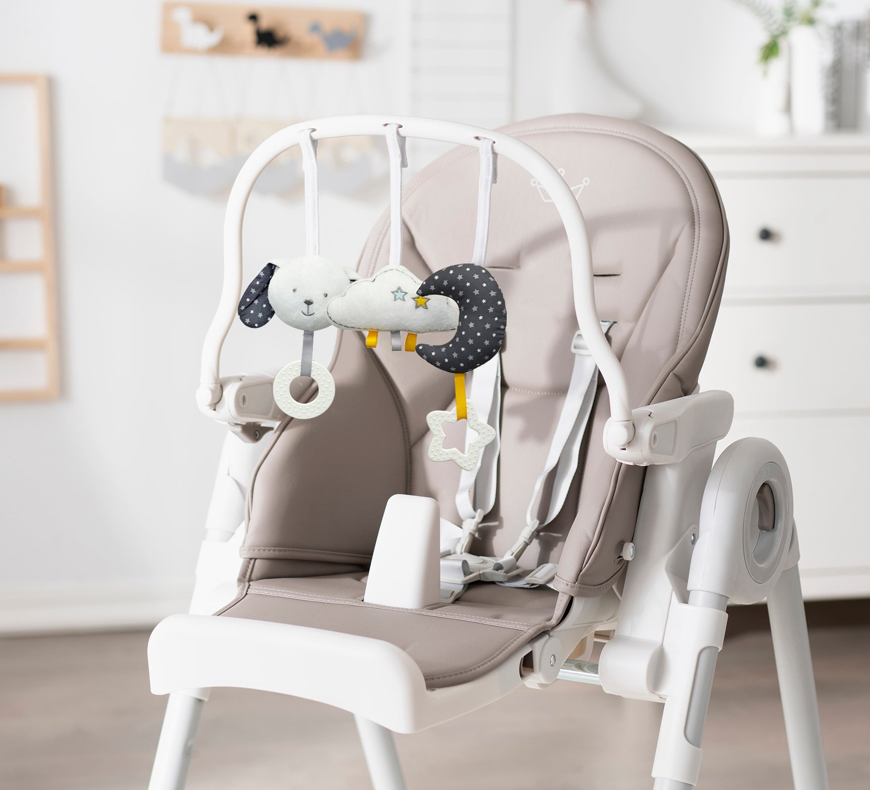 Lola Baby High Chair (Grey) - Grows with Your Child