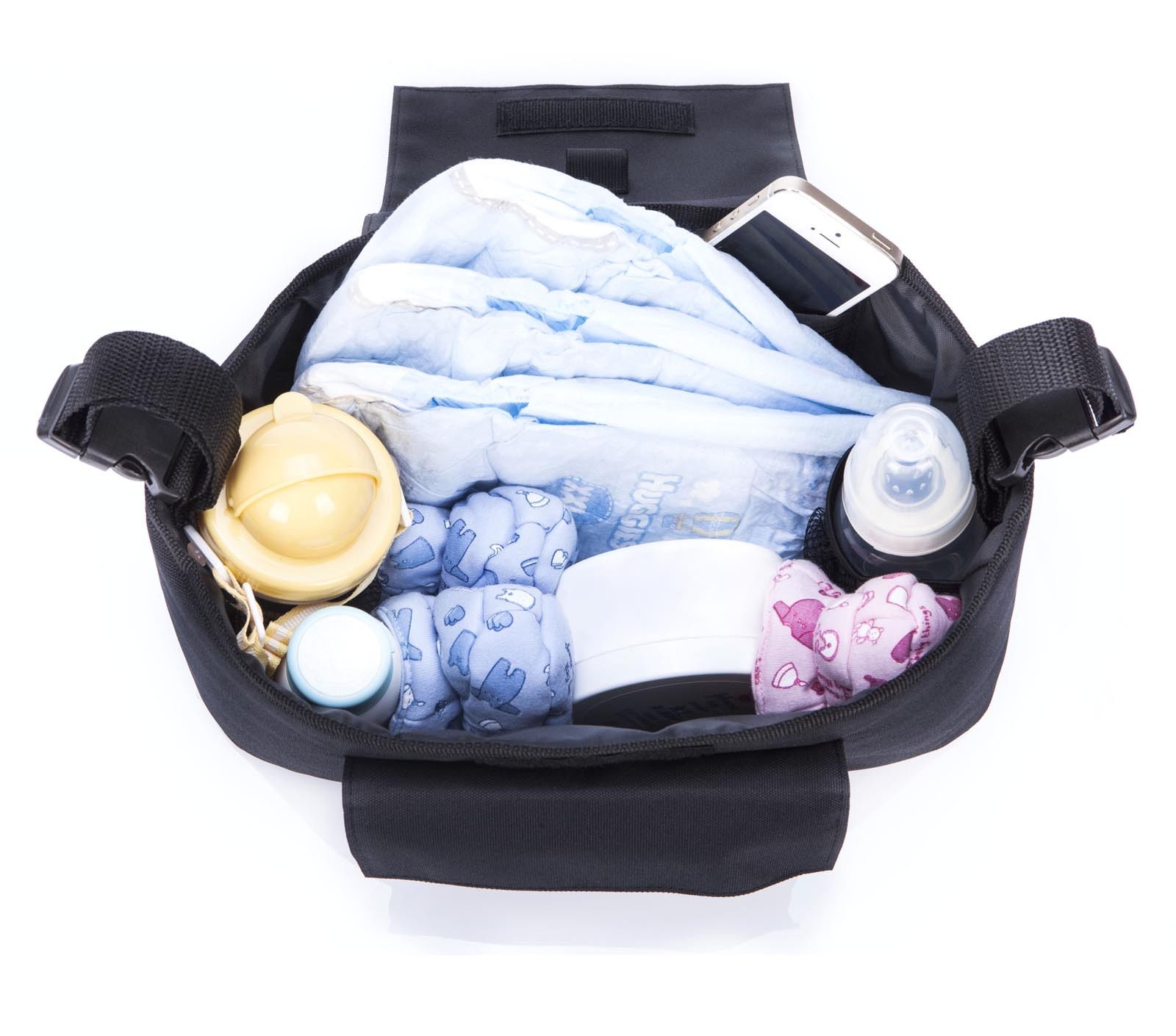 5 pockets for organized storage